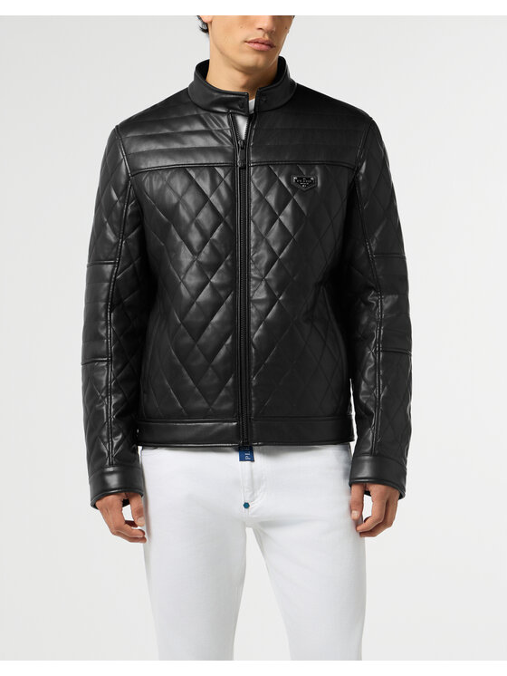 PHILIPP PLEIN PHILIPP PLEIN Kurtka puchowa 28619 Czarny Regular Fit