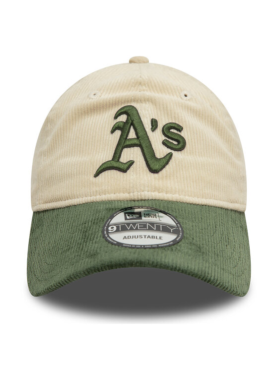 New Era New Era Kšiltovka Oakland Athletics Block Cord 9Twenty 60595245 Écru
