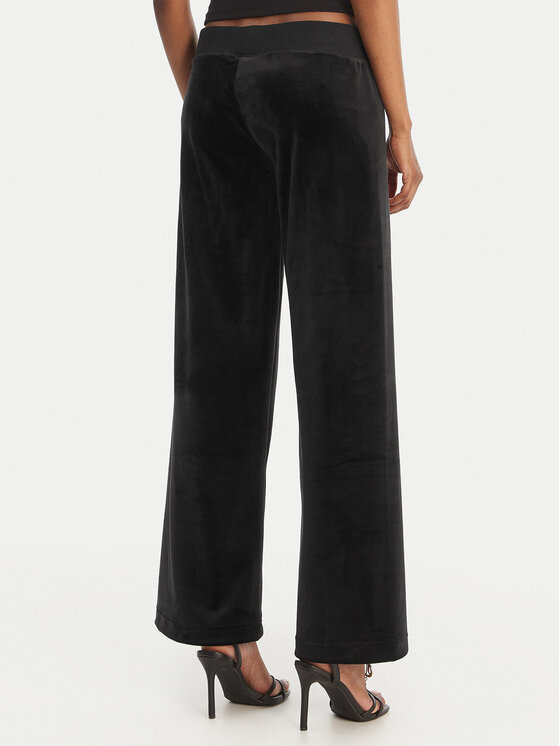 Juicy Couture Juicy Couture Teplákové nohavice Gothic Crown JCBBJ126806 Čierna Straight Leg