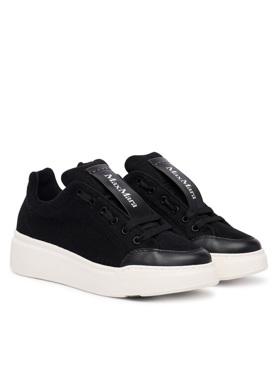 Max Mara Max Mara Sneakersy Maxiwk 2524766012650 Czarny