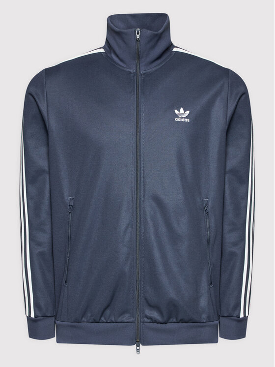adidas Sweatshirt adicolor Classics Beckenbauer Primeblue Track HB9445 Dunkelblau Slim Fit 