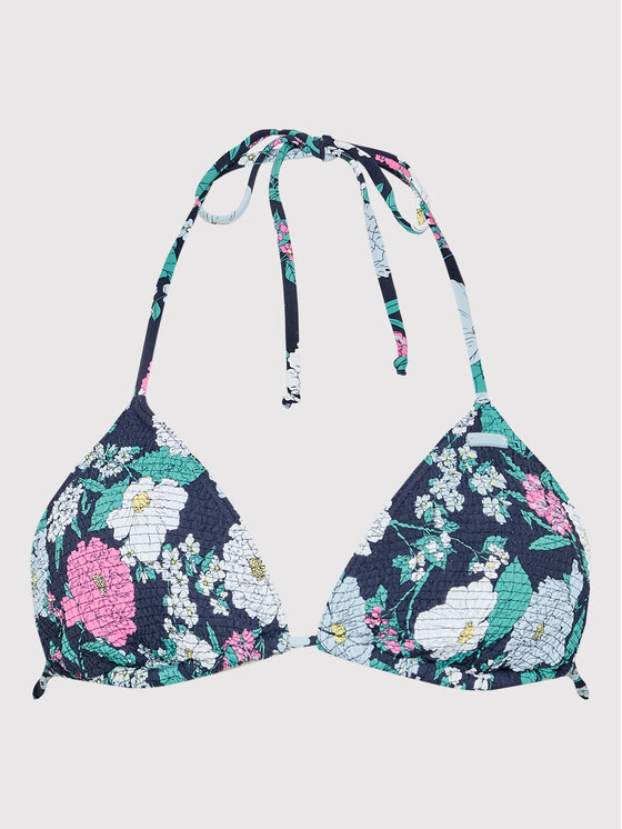 Roxy Roxy Gornji del bikini Blossom Babe Smocked ERJX304699 Mornarsko modra