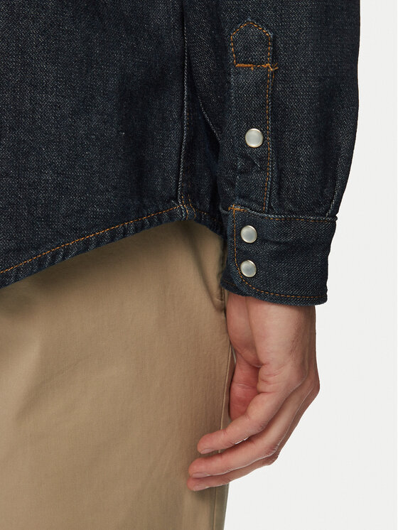 Tommy Jeans Tommy Jeans camicia di jeans Western DM0DM23022 Blu scuro Regular Fit