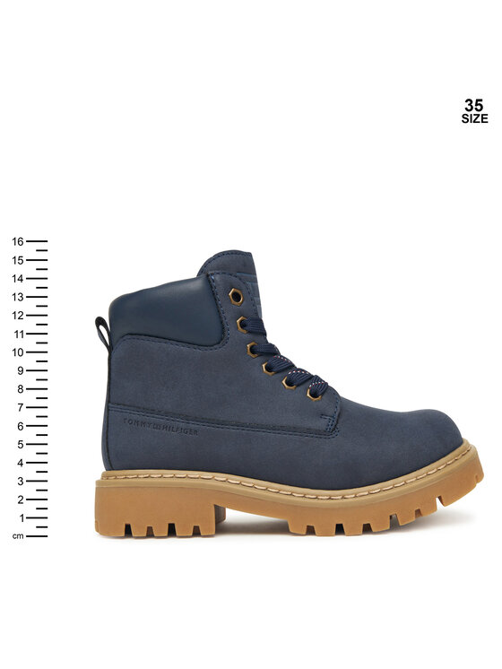 Tommy Hilfiger Tommy Hilfiger Planinarske cipele T3X5-34125-1269 S Tamnoplava