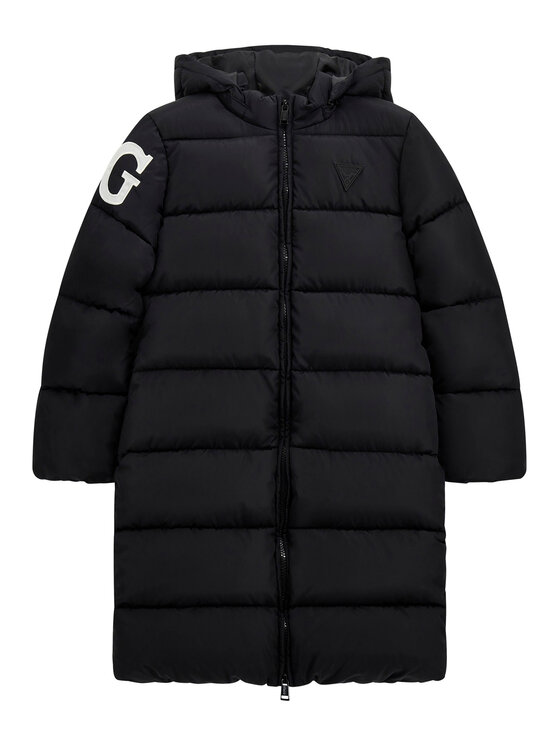 Guess Kids Płaszcz zimowy J5BL15 WB240 Czarny Regular Fit