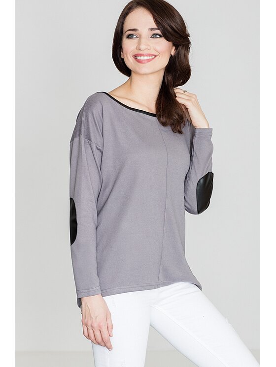Lenitif Lenitif Maglione K118 Grigio Regular Fit