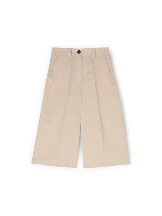 Motivi Motivi Pantaloncini di tessuto P00WQ004581N0R2 Crema Flare Fit