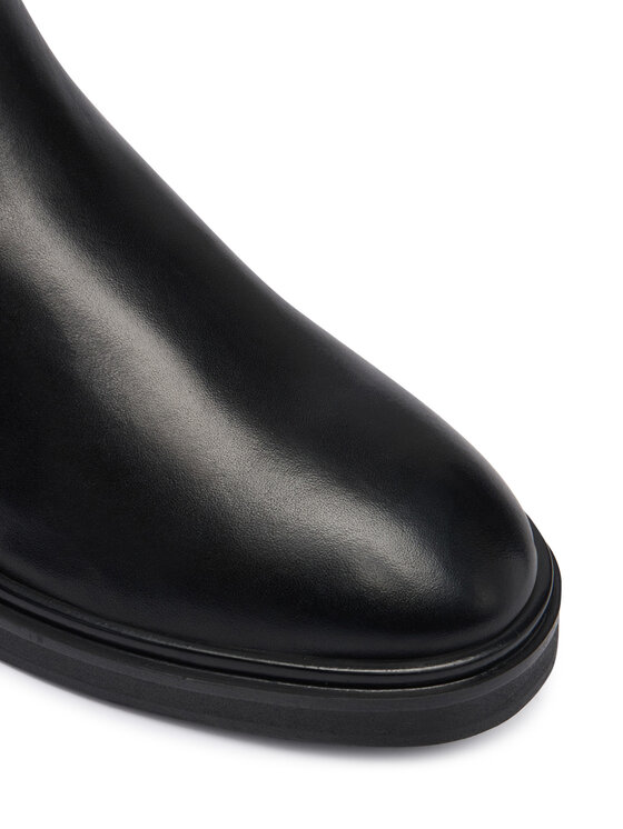 Calvin Klein Calvin Klein Botki Ankle Boot W/ Metal Logo HW0HW02663 Czarny