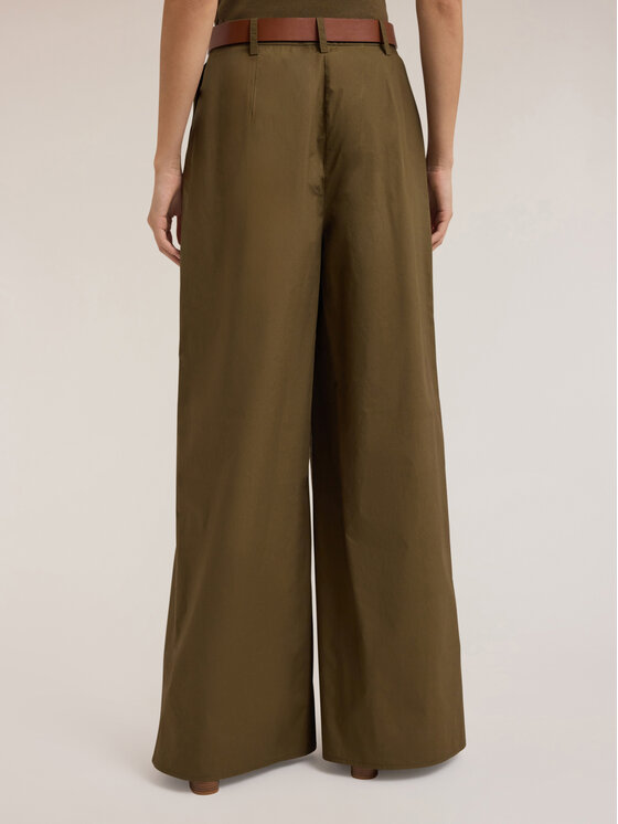 Motivi Motivi Pantaloni di tessuto P061Q004080N035 Verde Over Fit