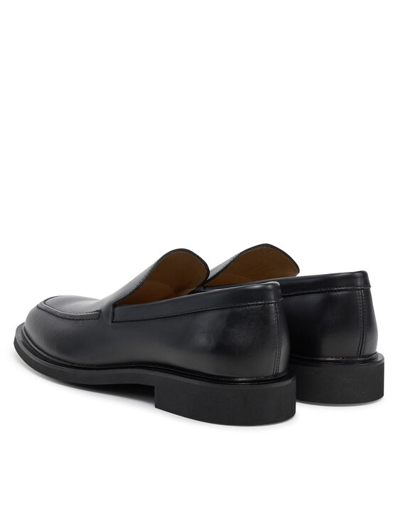 Calvin Klein Calvin Klein Μοκασίνια Sq Rubber Onepiece Moccasin HM0HM01883 Μαύρο