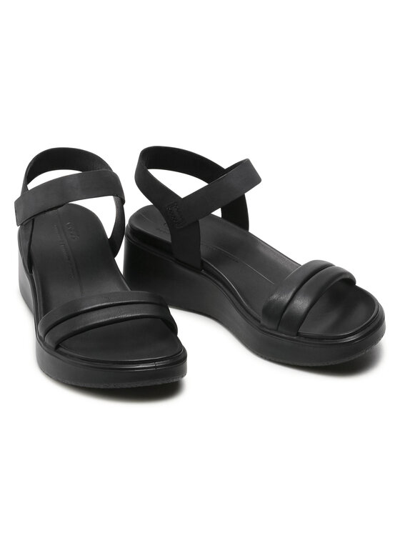 ECCO ECCO Sandále Flowt Wedge Lx W 27330351052 Čierna