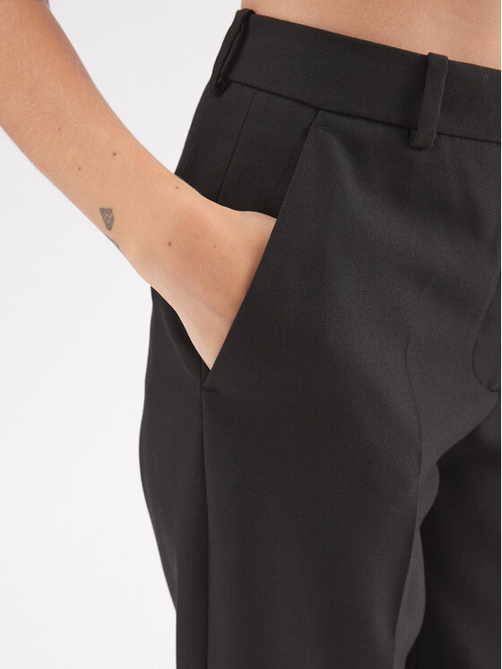 Calvin Klein Calvin Klein Pantaloni din material Essential K20K206879 Negru Slim Fit