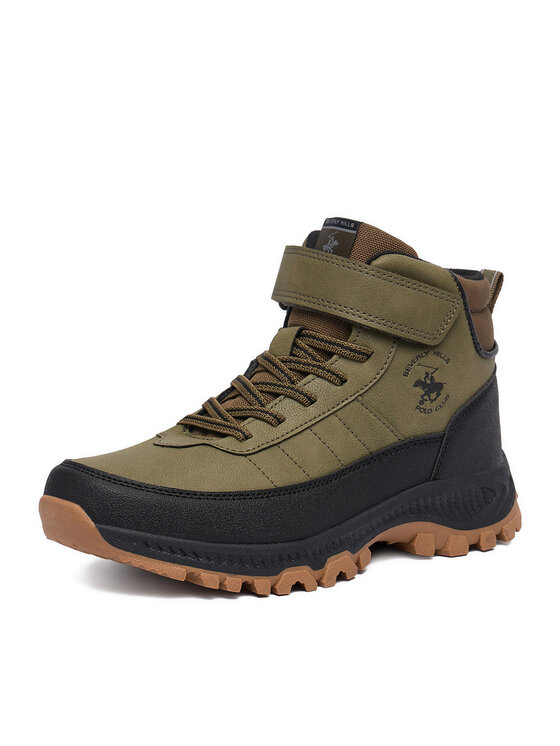 Beverly Hills Polo Club Beverly Hills Polo Club Šnurovacia obuv CEO-CP40-KC-24163Y Tmavo zelená