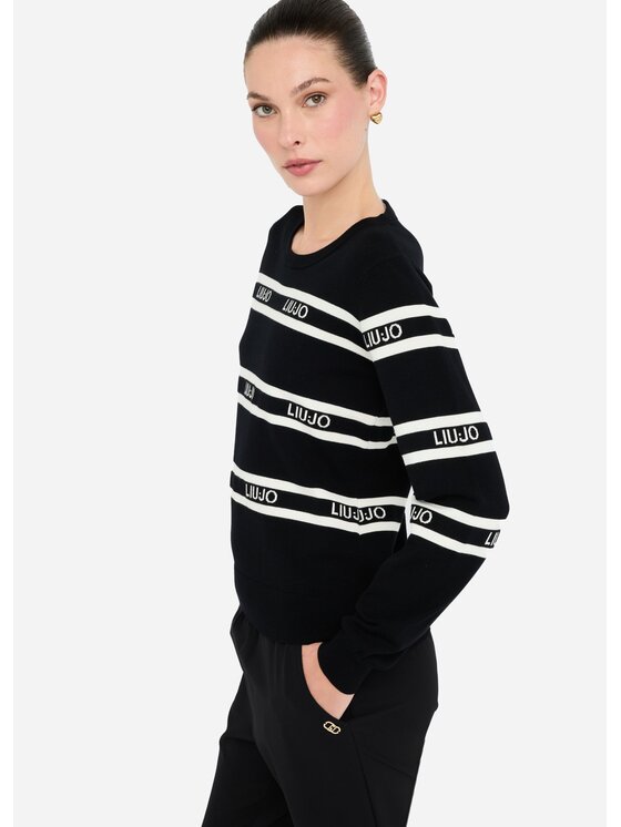 Liu Jo Liu Jo Maglione TF5303MS63L03N66 Nero Regular Fit