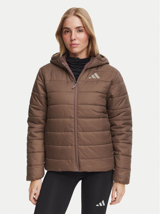 adidas adidas Geacă outdoor Terrex Multi Essentials Climawarm Insulated Hooded Jacket KX4232 Maro Regular Fit