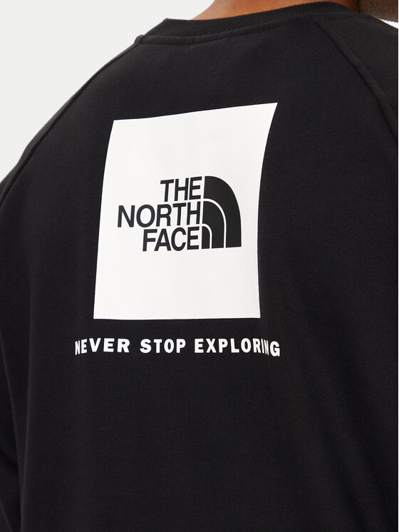 The North Face The North Face Majica dugih rukava Redbox NF0A89FA Crna Regular Fit