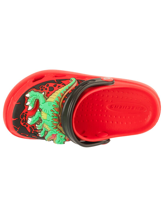 Skechers Skechers Klapki Foamies: Swifters - T-Rex-Brights Czerwony