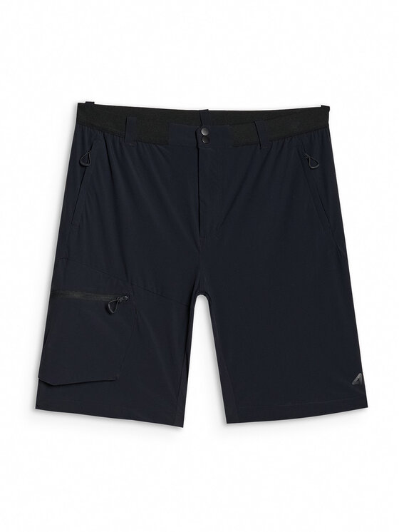 4F 4F Spodnie outdoor HALNY Czarny Regular Fit