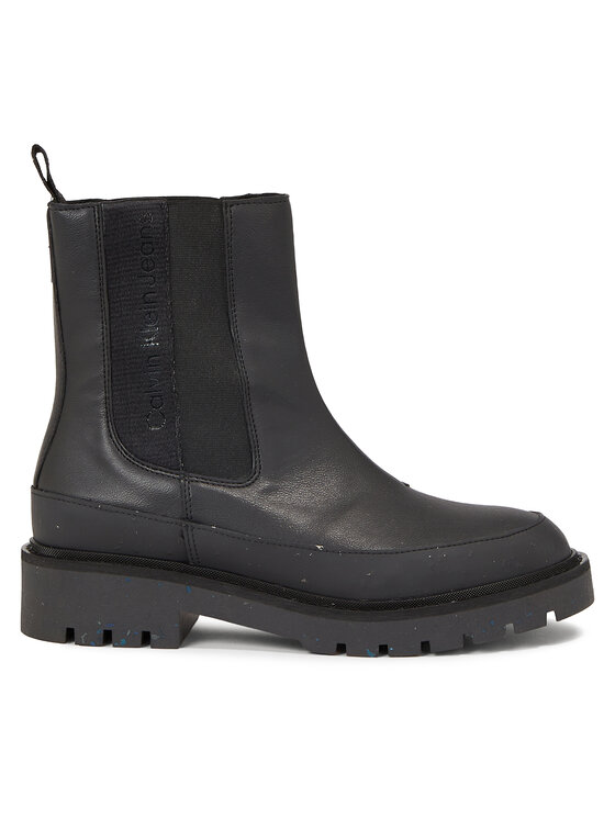 Ghete Jodhpur Calvin Klein Jeans Combat Mid Chelsea Wn YW0YW01254 Negru