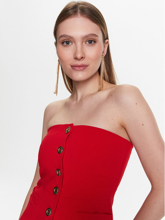 PINKO Pinko Top 100112 7624 Rdeča Slim Fit