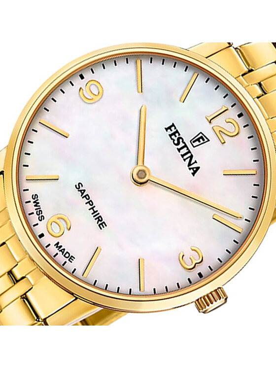 Festina Festina Zegarek F20048-2 Złoty