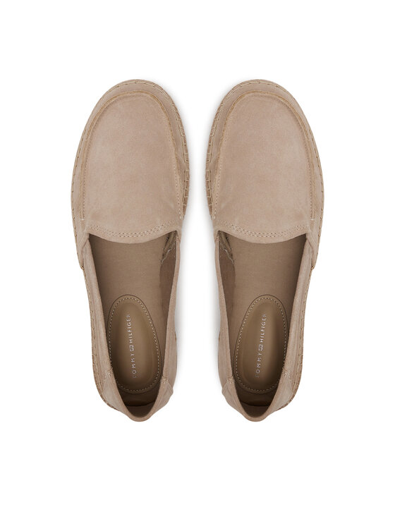 Tommy Hilfiger Tommy Hilfiger Еспадрили Hilfiger Flex Espa Suede Loafer FM0FM05392 Бежов