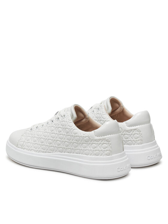 Calvin Klein Calvin Klein Сникърси Cupsole Lace Up Saff Mono HW0HW02103 Бял