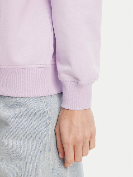 Calvin Klein Jeans Calvin Klein Jeans Світшот Monologo LV047B234G Фіолетовий Relaxed Fit