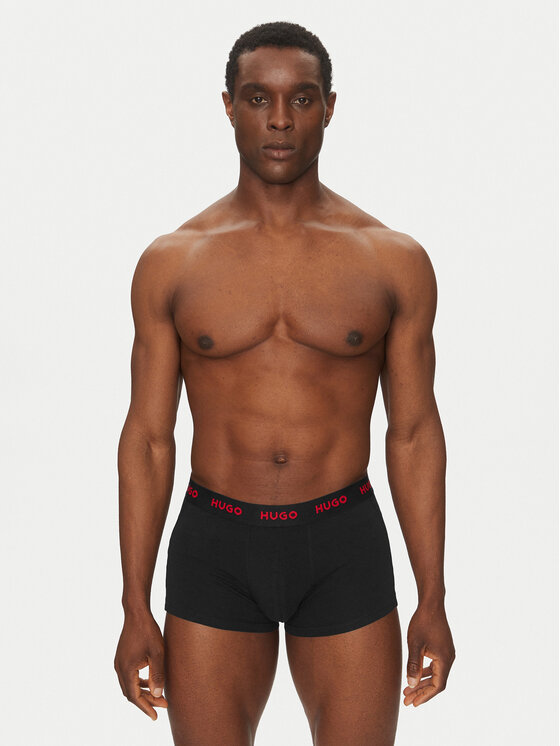 HUGO HUGO Set od 3 para bokserica Trunk Triplet Pack 50532611 Siva