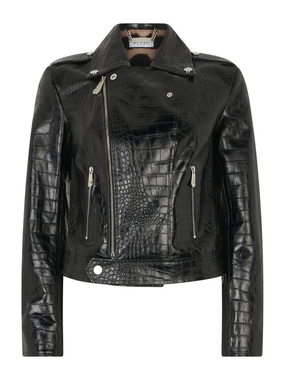 PHILIPP PLEIN PHILIPP PLEIN Giacca di pelle 29067 Nero