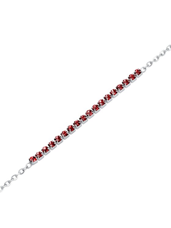 Rosefield Rosefield Bransoletka Gems Color Meaning Czerwony