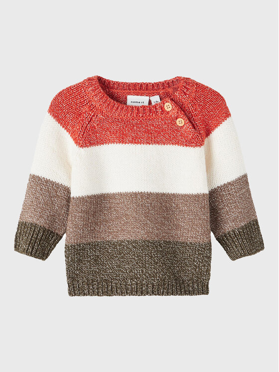 NAME IT NAME IT Sweter 13207104 Kolorowy Regular Fit