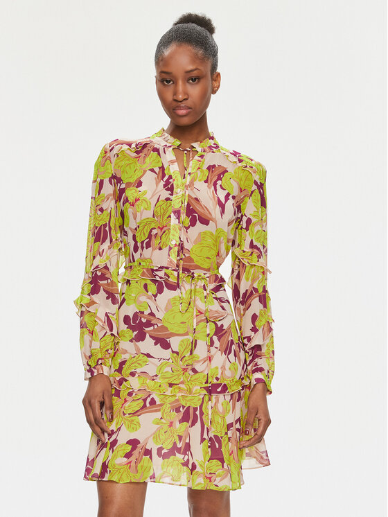 PINKO Pinko Každodenné šaty Piccadilly 101493 A155 Farebná Regular Fit