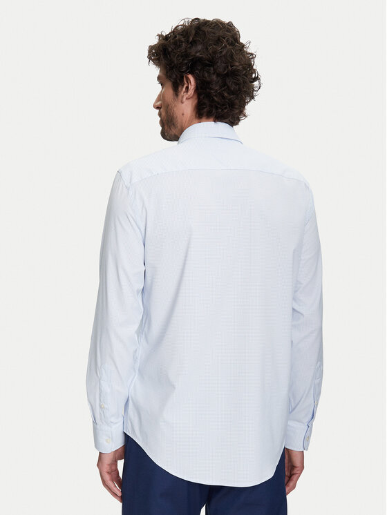 Tommy Hilfiger Tommy Hilfiger Koszula Performance MW0MW39419 Błękitny Regular Fit