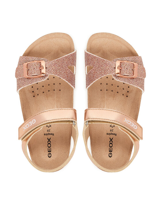 Geox Geox Sandale J Adriel Girl J028MC 0BNEW C8124 S Ružičasta