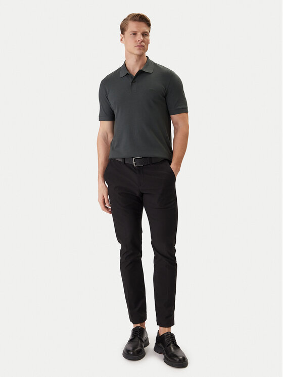 BOSS BOSS Pólóing Pallas 50553564 Zöld Regular Fit