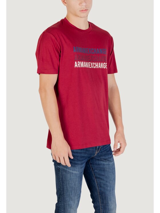 Armani Exchange Armani Exchange T-shirt XM001444 AF10358 Bordeaux Casual Fit
