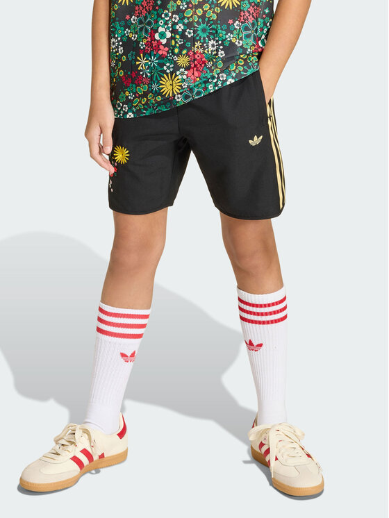 adidas adidas Szorty materiałowe 159163 Czarny Regular Fit