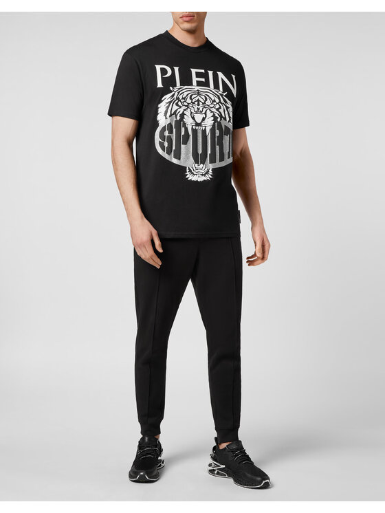 Plein Sport Plein Sport T-Shirt 1251 Czarny Regular Fit