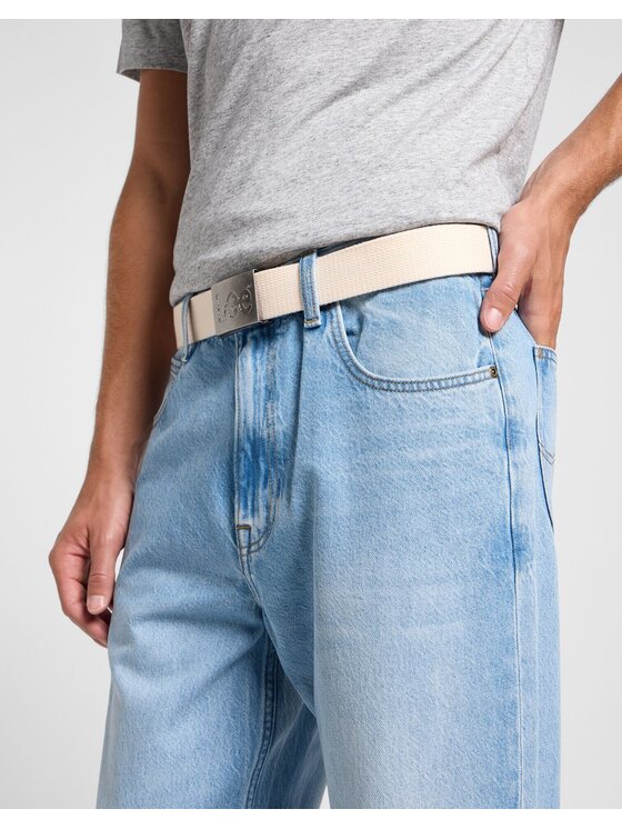 Lee Lee Pasek Męski WEBBING BELT Biały