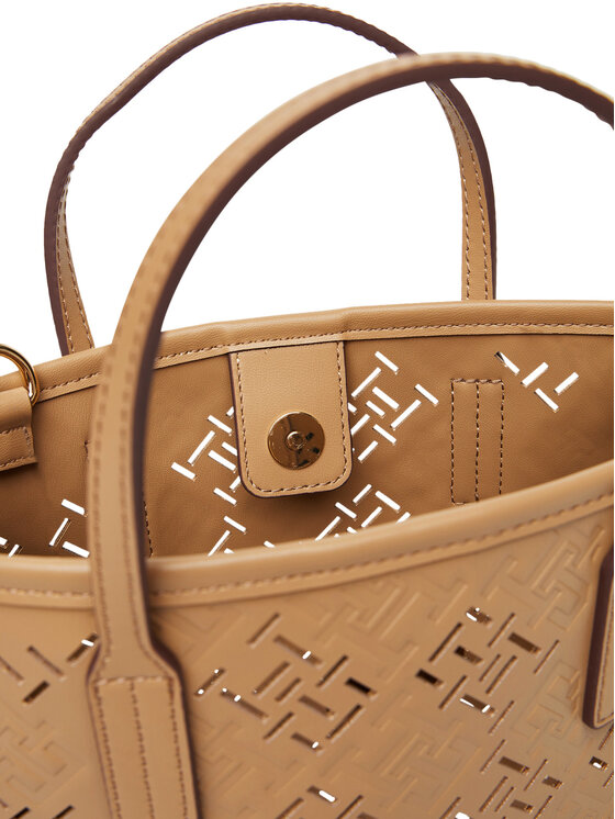 Tommy Hilfiger Tommy Hilfiger Ročna torba Th City Mini AW0AW17500 Rjava