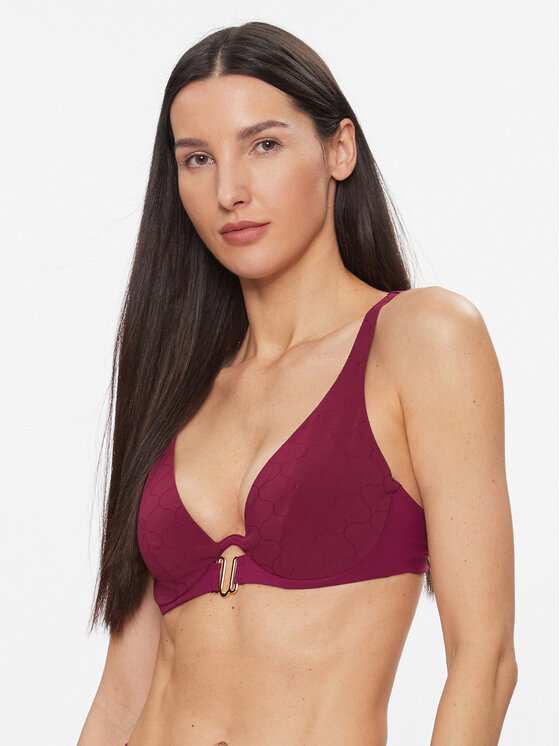 Chantelle Chantelle Gornji del bikini Glow C15T10 Bordo rdeča