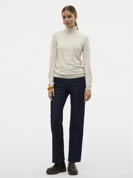 Vero Moda Vero Moda Golfas Iris 10320450 Smėlio Slim Fit