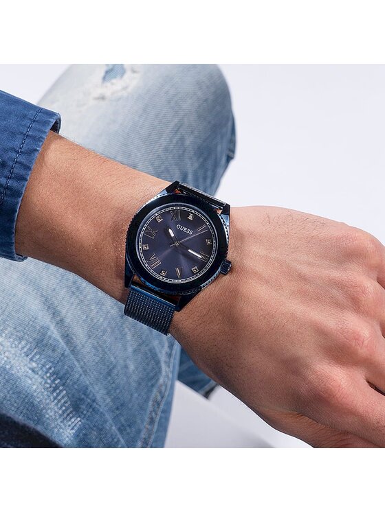 Guess Guess Hodinky GW0495G3 Tmavomodrá