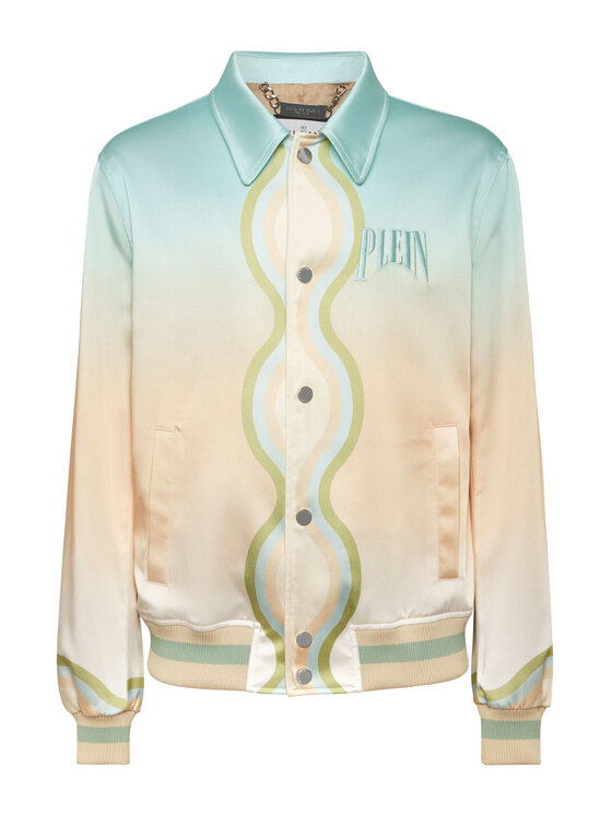 PHILIPP PLEIN PHILIPP PLEIN Kurtka puchowa 24579 Kolorowy Regular Fit