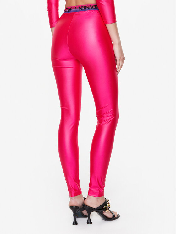 Versace Jeans Couture Versace Jeans Couture Легінси 74HAC101 Рожевий Slim Fit