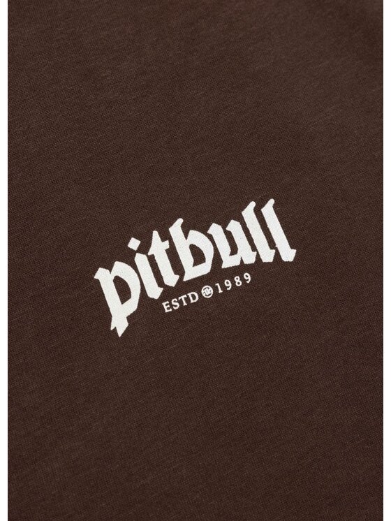 PITBULL PITBULL T-Shirt SIDE SMALL Brązowy Regular Fit