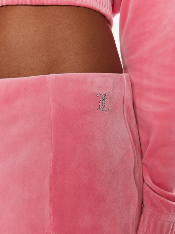 Juicy Couture Juicy Couture Mini sukně Maxy JCWGS24307 Růžová Slim Fit