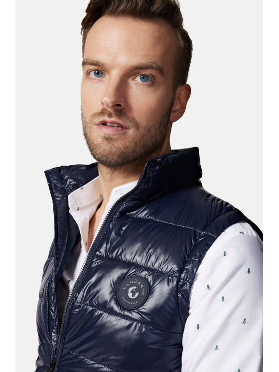 Lancerto Lancerto Kamizelka Sydney KA131123000001 Granatowy Slim Fit