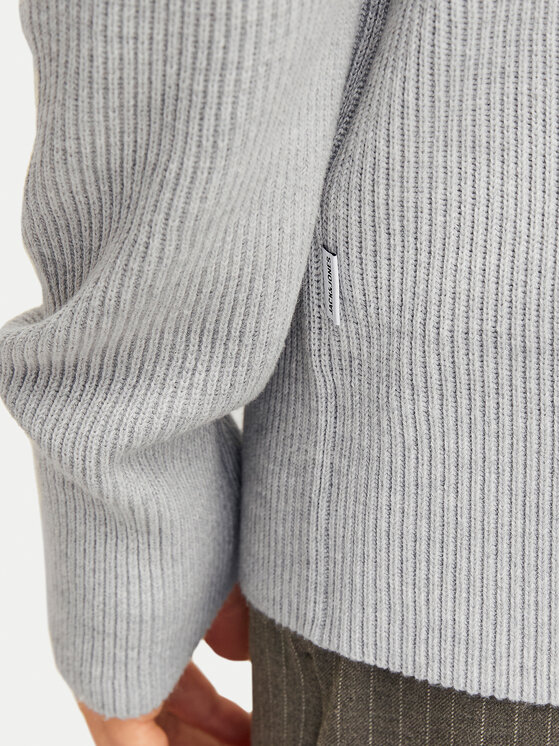 Jack & Jones Jack & Jones Pulover Perfect 12257771 Gri Regular Fit